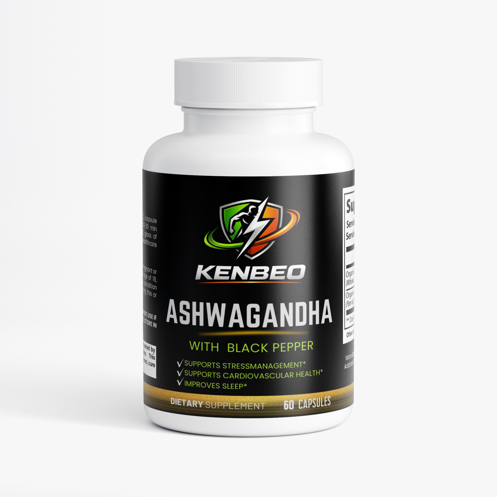 Ashwagandha Capsules — Organic & Third-Party Tested